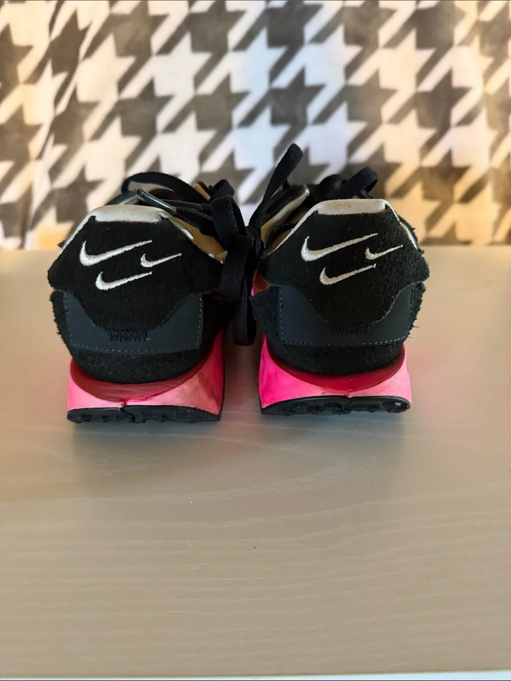 Nike Fontanka Waffle Burnt Sunrise Black Pink Prime Womens 8